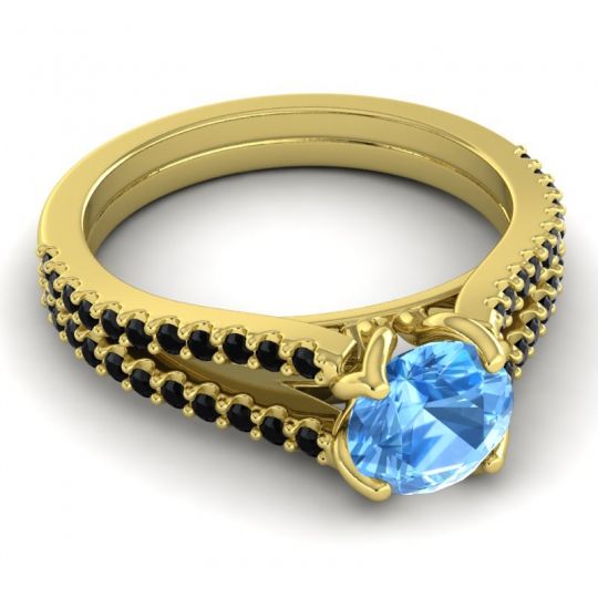 Cathedral Pave Mustika Ring, 6.5mm