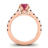 Cathedral Pave Mustika Ring, 6.5mm