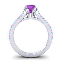 Cathedral Pave Mustika Ring, 6.5mm