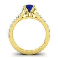 Cathedral Pave Mustika Ring, 6.5mm