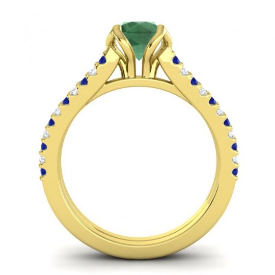 Cathedral Pave Mustika Ring, 6.5mm