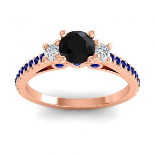 Ornate Three Stone Navan Ring