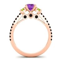 Ornate Three Stone Navan Ring