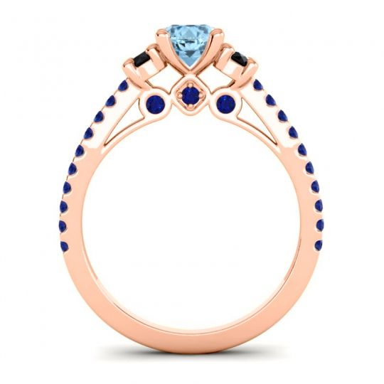 Ornate Three Stone Navan Ring