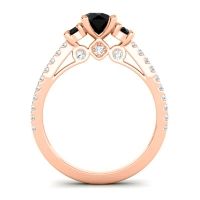 Ornate Three Stone Navan Ring