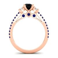 Ornate Three Stone Navan Ring