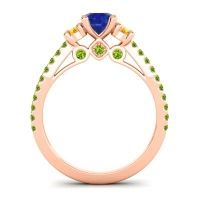 Ornate Three Stone Navan Ring