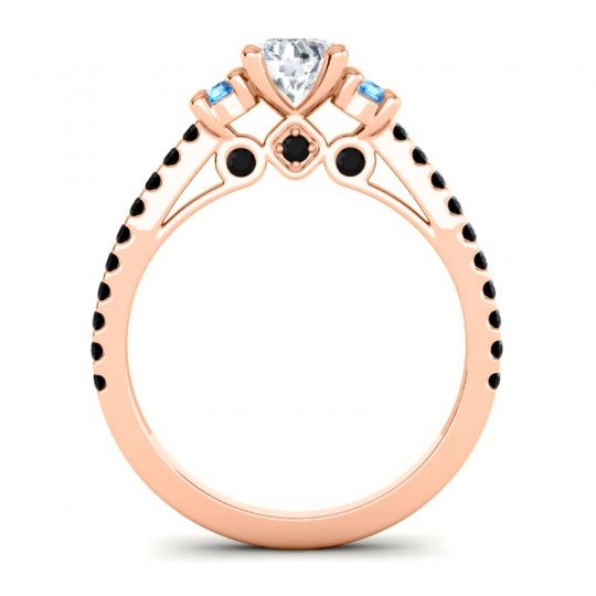 Ornate Three Stone Navan Ring