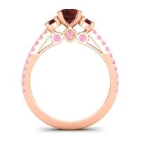 Ornate Three Stone Navan Ring
