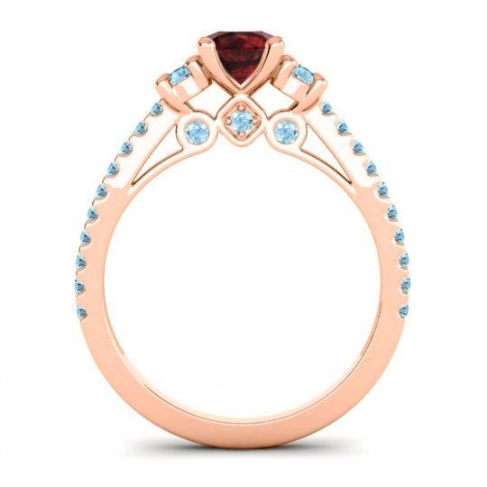 Ornate Three Stone Navan Ring