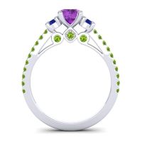 Ornate Three Stone Navan Ring