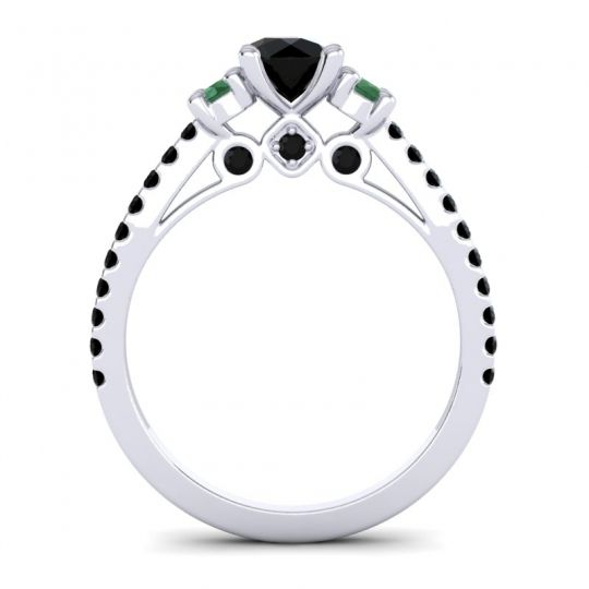 Ornate Three Stone Navan Ring