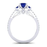 Ornate Three Stone Navan Ring