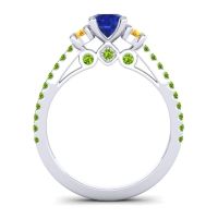 Ornate Three Stone Navan Ring