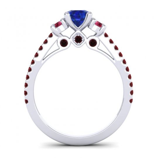Ornate Three Stone Navan Ring