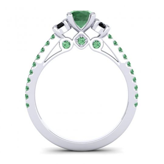 Ornate Three Stone Navan Ring