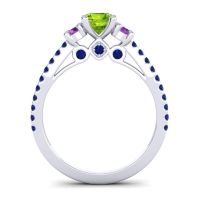 Ornate Three Stone Navan Ring