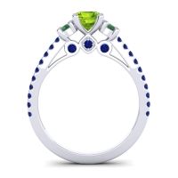 Ornate Three Stone Navan Ring