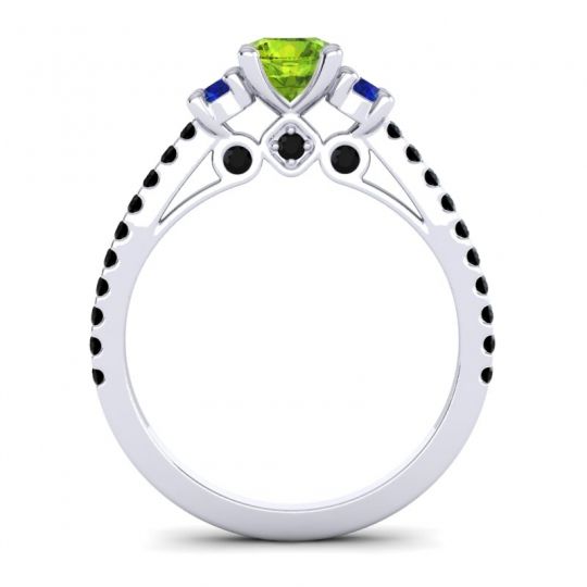 Ornate Three Stone Navan Ring