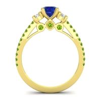 Ornate Three Stone Navan Ring