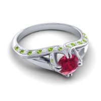 Compass Pave Tivra Ring