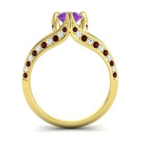 Compass Pave Tivra Ring