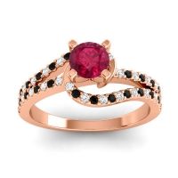 Bypass Pave Avarta Ring