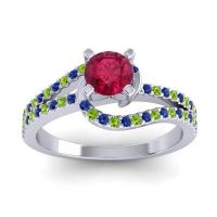 Bypass Pave Avarta Ring