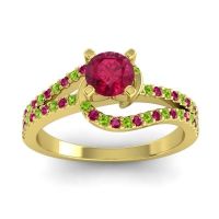 Bypass Pave Avarta Ring