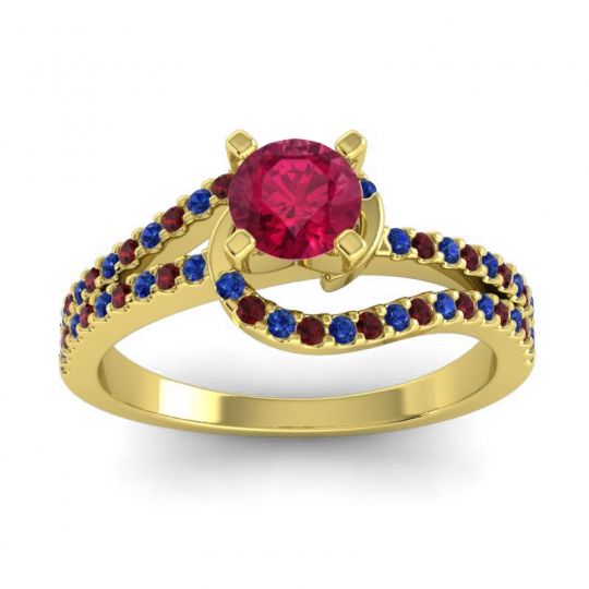 Bypass Pave Avarta Ring