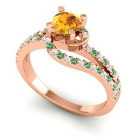 Bypass Pave Avarta Ring