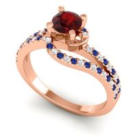 Bypass Pave Avarta Ring