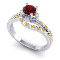 Bypass Pave Avarta Ring
