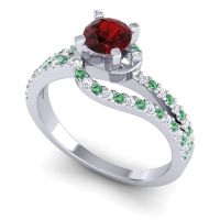 Bypass Pave Avarta Ring