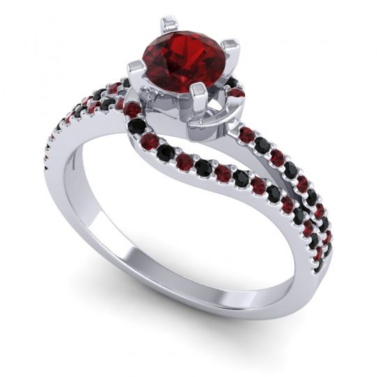 Bypass Pave Avarta Ring