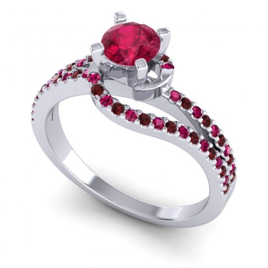 Bypass Pave Avarta Ring