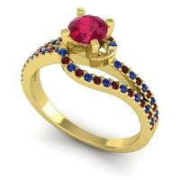 Bypass Pave Avarta Ring