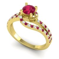 Bypass Pave Avarta Ring