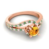 Bypass Pave Avarta Ring