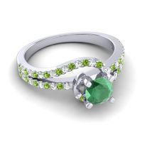 Bypass Pave Avarta Ring