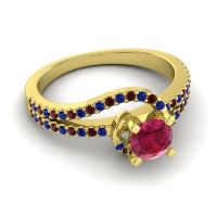 Bypass Pave Avarta Ring