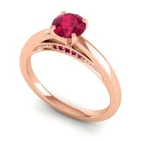 Cathedral Solitaire Siman Ring