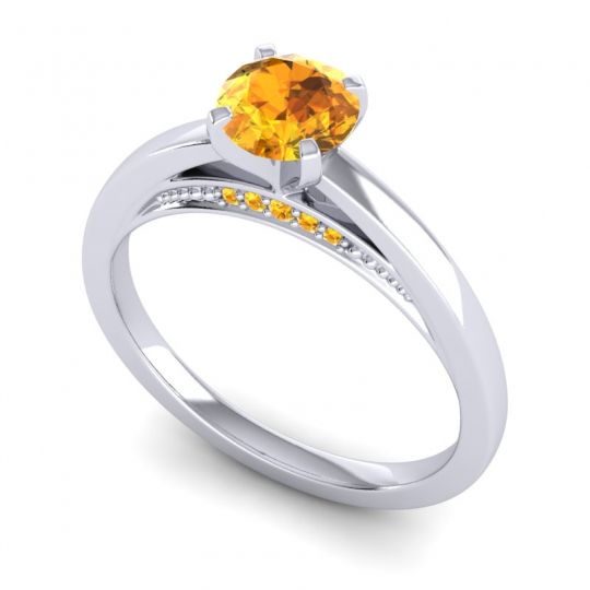 Cathedral Solitaire Siman Ring