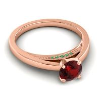 Cathedral Solitaire Siman Ring