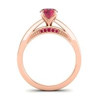 Cathedral Solitaire Siman Ring