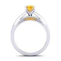 Cathedral Solitaire Siman Ring