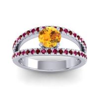 Modern Pave Damza Ring