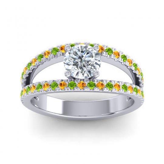 Modern Pave Damza Ring