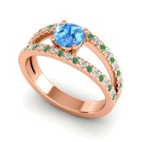 Modern Pave Damza Ring