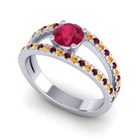 Modern Pave Damza Ring